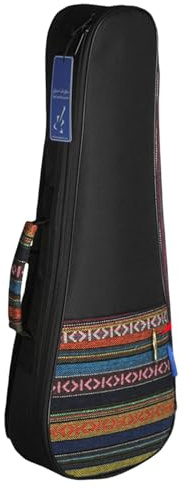 Ukulele -Fallbeutel - gepolsterte Ukulele -Tragetasche, weastresistente Ukulele case | Verdickte Cotton Liner Ukulele -Tasche für Konzert, Reisen, tägliche Gebrauch, Party und Lagerung