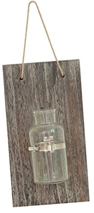 Abaodam Hängender Blumentopf Aus Glas Kreative Wandvase Als Blumenbehälter Transparente Hydrokulturflasche Für Wohnzimmerdekoration Mit Aufhängeseil Zufälliger Stil