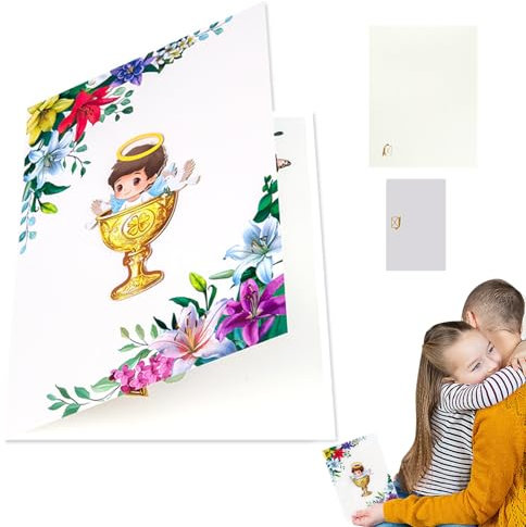 Cartes De Vœux Shower Félicitations Confirmation Pop-Up 3D
