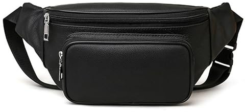 Leder Gürteltasche Bauchtasche Brusttasche Cross-Body Bag Hüfttasche Herren Damen Leder