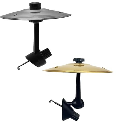 Car-Crash Cymbals - 2 Stück Auto Becken Entlüftung | Fingertrommel Becken | Einfach Anklemmbares Auto Min-i Musik Bec-ken | Handgehaltene Jazz-Entlüftungstrommeln aus Metall für Musikliebhaber