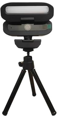 gdsDEs Webcam Full 4K HD LED avec éclairage de Remplissage for Diffusion en Direct sur Le Web, réunion, Jeu, Protection de confidentialité, Compatible USB 3.0, Travail Automatique(4K HD)