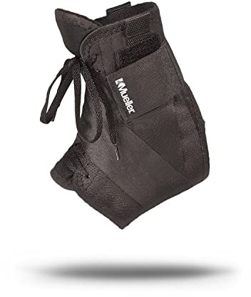 Mueller 4177-3 Tape Style Sprunggelenkbandage, größe L, schwarz