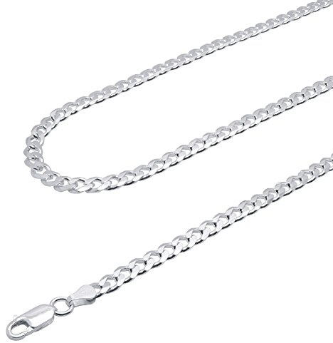 SoulCats echt 925 Silber Panzerkette Silberkette Sterling Halskette Königskette 3 4 7 9, Größe: 6 mm;Länge: 45 cm