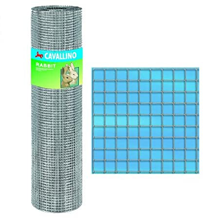 Blinky 66807 Rete Rabbit Zincata, 12.7 x 12.7, Filo 0.9, 5 mt, 100 cm