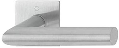 Hoppe 3374497 Türgriff mit Griffrosette Amsterdam E1400Z/848 aus Edelstahl, Silber