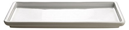Alessi DC03/22SLG Servierplatte, Keramik, hell grau
