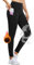 baleaf Women's Fleece Lined Leggings Thermal Water Resistant Legging High Waisted Winter Running Hiking Sports Trousers with Pockets Black M