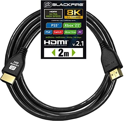 Ardistel Cable HDMI 2.1 Ultra High Speed 8K 2m Negro