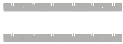 weekview Hängeleisten-Paar 3.0 (2×45 cm) – Metall-Hängeleiste für Wandkalender & Boards A5–A1 – Magnetisch, bohrfrei klebbar oder schraubbar – kompatibel mit weekview Wandplanern & Kanban Boards