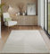the carpet Everest - Tappeto soggiorno moderno pelo corto con effetto ad alta profondità, effetto 3D, alta densità e piacevolmente morbido, design panglao, crema, 80 x 150 cm