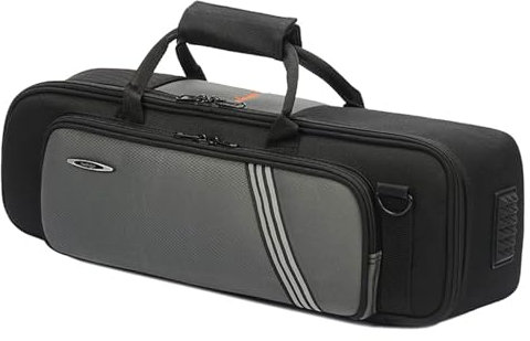 REIJAX Tragbare wasserdichte Trompeten-Gigbag, mit Schultergurt verstellbar und Tragegriff,weicher Innenfütterung, Trompetentasche 25mm Polsterung genäht Softcase Rucksack für Trompete Hulusi Zubehör