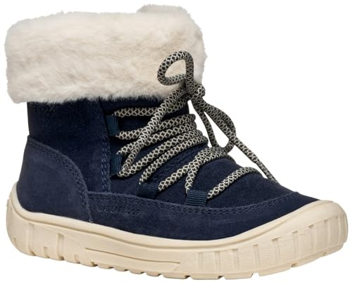 Geox Baby flicka B Omar Girl WPF Ankle Boot, marinblå, 24 EU