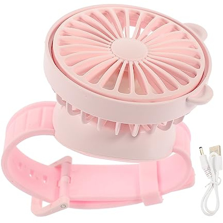 Cabilock Orologio Con Ventilatore Portatile Per Bambini Orologio Con Ventilatore Leggero Cinturino Da Polso Regolabile Casuale