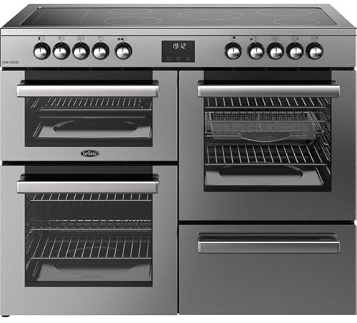 Belling Cookcentre 110E 110cm Electric Range Cooker with Ceramic Hob - Stainless Steel - A/A Rated