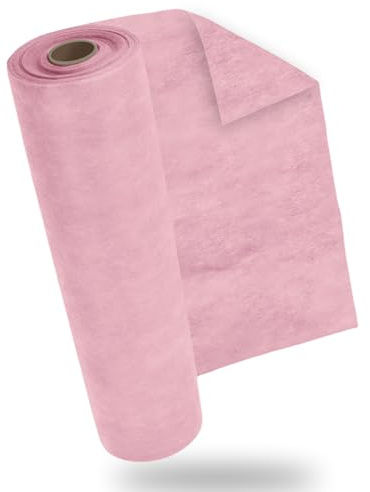 PHILORN 30 cm x 25 m Vlies Tischläufer Rosa, Dekoratives Tischband auf Rolle für Hochzeit, Taufe, Konfirmation, Geburtstag & Gartenparty