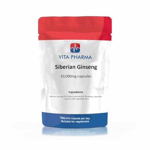 VITA PHARMA Siberian Ginseng 10,000 mg 120 Capsules