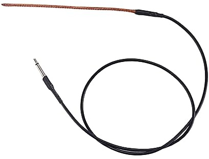 Gitarren Kupfer 2, 5-mm Klinkenstecker Piezo Tonabnehmer Braun für Steg | Flexibel, Geräuscharm, 80mm Länge, für Gitarrensteg, Musikinstrumentenzubehör, Ersatzteil, Pkp07