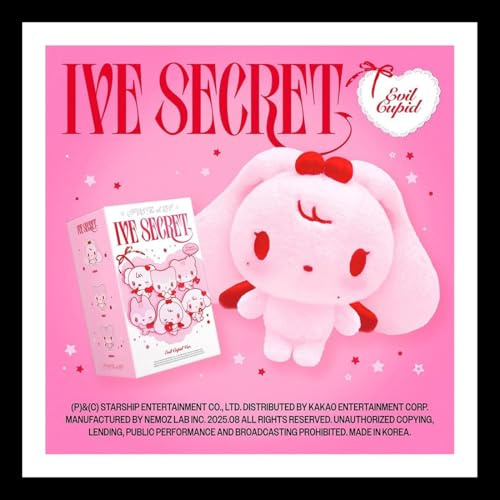 (EVIL CUPID Ver.) IVE IVE SECRET 4th EP Album / NFC Charm+Key Ring+2 Card+etc+GIFT