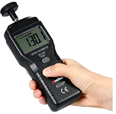 Estroboscopio, Tacómetro digital Tacometro Smart Sensor Veloce Meder Rango 2.5-99999 Rpm Probador automovilístico automático(6234P)