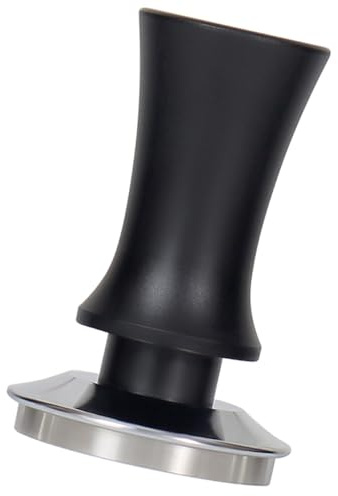 TOYANDONA Tamper à Café Espresso Noir Acier Inoxydable Presse-poudre Manuel Professionnel Accessoire Café Ergonomique pour Bar Restaurant et Usage Domestique
