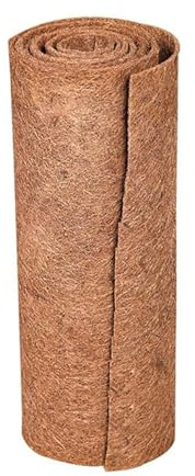 UJEDFHV Coco Foder Roller av växtfibrer, matta för reptiler, sängkläder, isolering, blomkruksfoder eller kokosfiberkorg (50 x 100 cm)