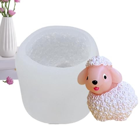 Stampo in silicone per pecore, stampo in silicone per pecore 3D | Stampo per dolci pasquali per caramelle fai-da-te | Gadget da cucina Strumenti di cottura per casa, ristorante, fattoria, appartamento