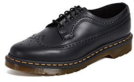 Dr. Martens 3989 Brogue Shoe BLACK, Unisex-Erwachsene Brogue Schnürhalbschuhe, Schwarz (Black), 40 EU (6.5 Erwachsene UK)