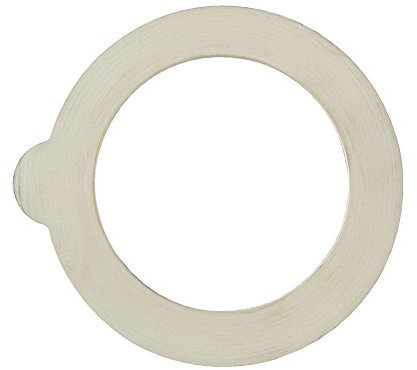 Bormioli Rocco 6197000 - Guarnizione di Gomma, Per vasi ermetici Fido del formato da 125 e 200 ml, Trasparente, Ø 80 mm - 3 1/4, 6 pezzi