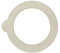 Bormioli Rocco 6197000 - Guarnizione di Gomma, Per vasi ermetici Fido del formato da 125 e 200 ml, Trasparente, Ø 80 mm - 3 1/4, 6 pezzi