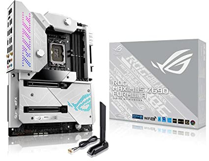 ASUS ROG Maximus Z690 Formula Gaming Mainboard Sockel Intel LGA 1700 (ATX, DDR5 Speicher, 5x M.2, USB 3.2 Gen 2x2, Thunderbolt 4, PCIe 5.0, WiFi 6E, Aura Sync)