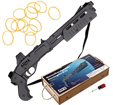 Arma Toys Remington 870 Kinderpistole Terminator Holzspielzeug Gummibandgewehr