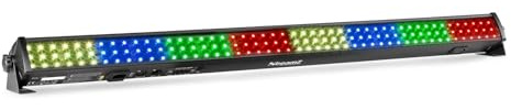 BeamZ LCB144 MKII - LED Bar, professionelle Lichtbar, DJ Lichteffekt, DMX, Soundsteuerung, Master-Slave-Funktion, Partybeleuchtung, LED Party Bar, Light Show Bar, inkl. Fernbedienung | Pixel-Sektionskontrolle, einheitliche Waschabdeckung, DMX-Programmierung, für Bühnen und Shows
