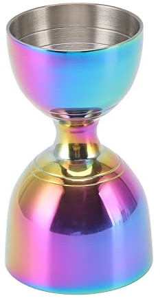 Liqueur Mesure Jigger Boisson Cocktail Jigger, Bar Jigger 30/60 Ml Capacité pour Cocktail (30/60ml Coloré)