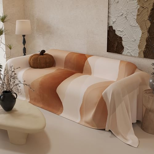 Manta Color Café Cubre Sofa Mantas para Cama De Franela,Cobijas De Invierno Extra Suave,Manta Polar,Mantas para Sofa,Plaid Sofa（180X220Cm）