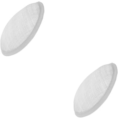 STOBOK 2stücke Elegant Hut Filz Chic Hut Basis Für Runde Hutunterlage Für Modische Kreationen Für Haarschmuck Und Bastelprojekte Weißes Aus Hochwertigem Material