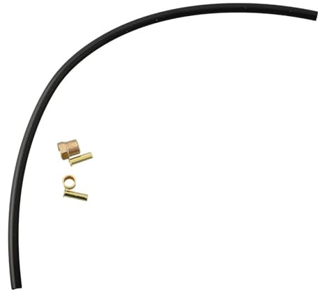 Manguera de alta presión para compresor de aire, tubo de 6 mm, diámetro exterior, conecta interruptor de presión y válvula de retención, 30 cm de longitud