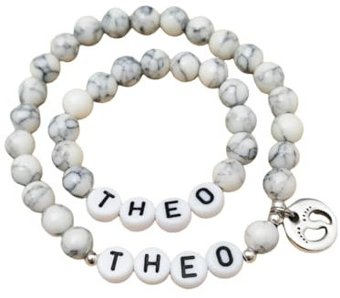 Mutter Baby Armband Set – Personalisiertes Geschenk zur Geburt - Namensarmbänder für Mama und Baby