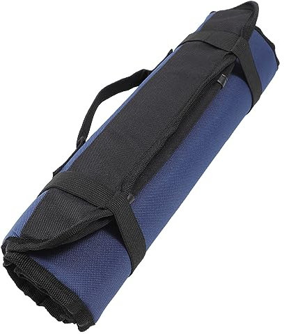 IMIKEYA Bolsa para Cuchillos de Chef Portátil de Tela Oxford Verde 22 Ranuras y Gran Capacidad, Ligera y Adecuado para Bar o Cafetería