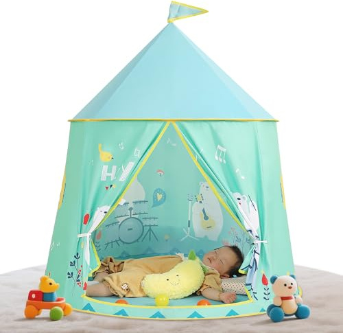 Tente de jeu, pour enfant - Tente de jeu pour enfant - Tente de jeu pour enfant - Tente de château Princesse Prince - Portable Pop Up - Tente tippi - Maison de jeu pour chambre d'enfant, cadeau