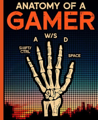 Cool Gamer Composition Notebook: Funny Skeleton Hand Art for Students, Teen Boys, Gaming Lovers, School Class Notes, and College Study Projects