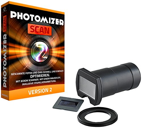Somikon Dia digitalisieren: DSLR-Objektiv-Aufsatz zum Digitalisieren von Dias/Negativen (Dias Abfotografieren Aufsatz, Diakopierer, Makro)