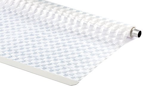 ERSATZROLLE HALB-KASSETTEN DUSCHROLLO 3D MOSAIK DESIGN 180x240 cm EINFACHER WECHSEL