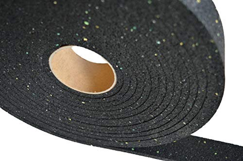 5000x100x3 mm Gummigranulat Rolle Terrassenpads Terrassenpad Gummigranulat Rolle Gummistreifen