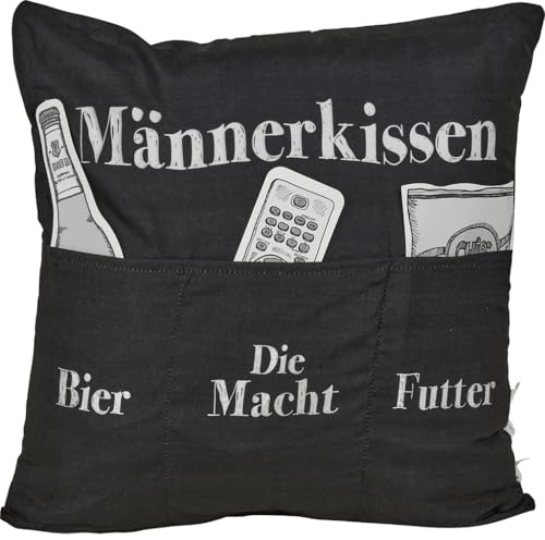 Sofahelden Kissen m.Taschen Männerkissen 8801 Bunt OneSize