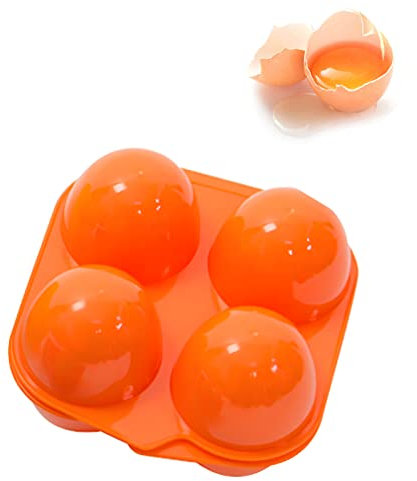 4 Griglia Porta Uova da Frigo, Portauova Frigorifero, Contenitore per Uova, Porta Uova Plastica Trasparente, Portauova Impilabile con Coperchio per Frigorifero Cucina Picnic All'Aperto