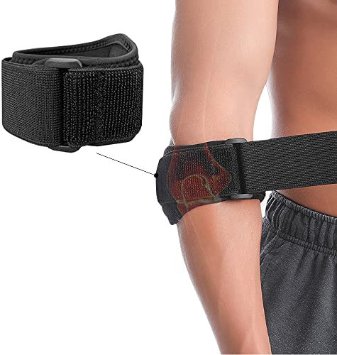 Coderas de Tenista para Tendinitis, Correa para el Brazo para Aliviar el Dolor con Almohadilla de Compresión, Envolturas de Neopreno, Banda de Soporte para Codo de Tenista para Hombres y Mujeres