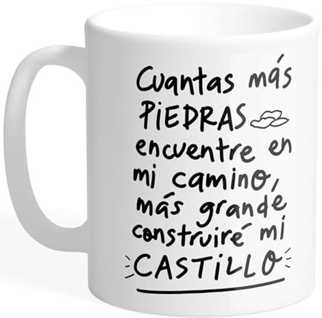 Pedrita Parker Taza desayuno - Taza café Piedras - taza cerámica de 33cl
