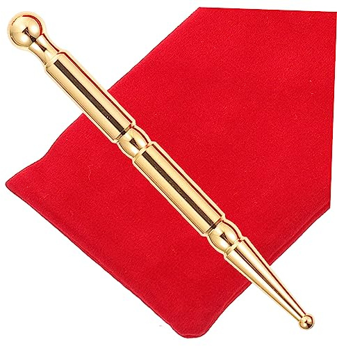 GLEAVI Akupressur Stäbchen 2 Stück Akupunktur Massagestift Gesichtsreflexzonenmassage Werkzeug Ohrmassagestift Manueller Stift Doppelkopf Akupressurstift Ohrpunktsonde Körperpunktsonde Pflegestab