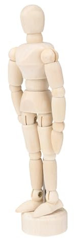Lurrose 9stücke Holzfigur Mannequin Gelenkige Zeichenpuppe Für Künstler Proportional Leicht Für Skizzen Und Heimdekoration Perfektes Für Kreative Projekte